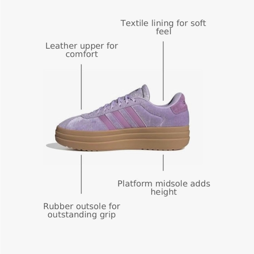 Adidas Women's Lavender Sneakers